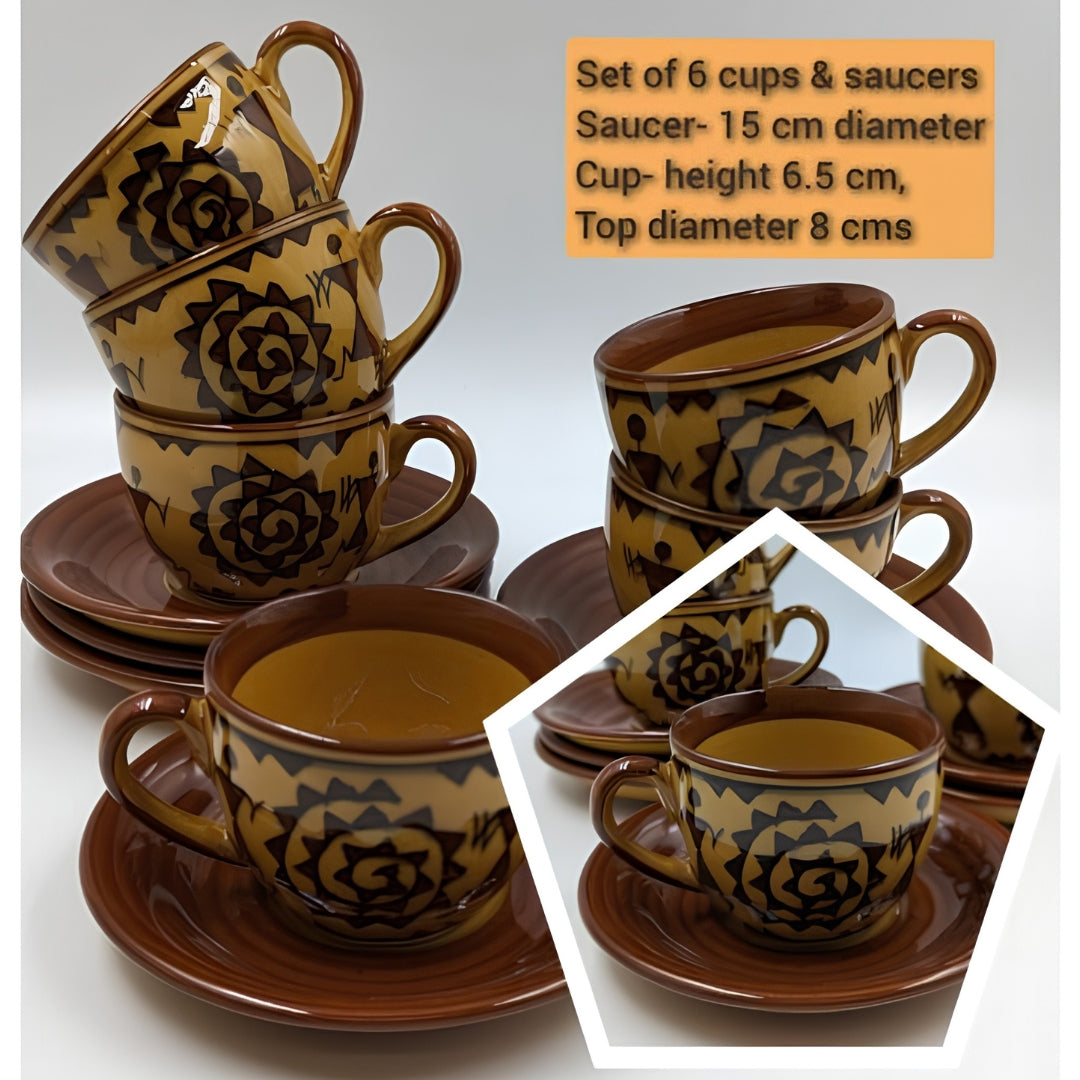 Cup Saucer - Handpainted