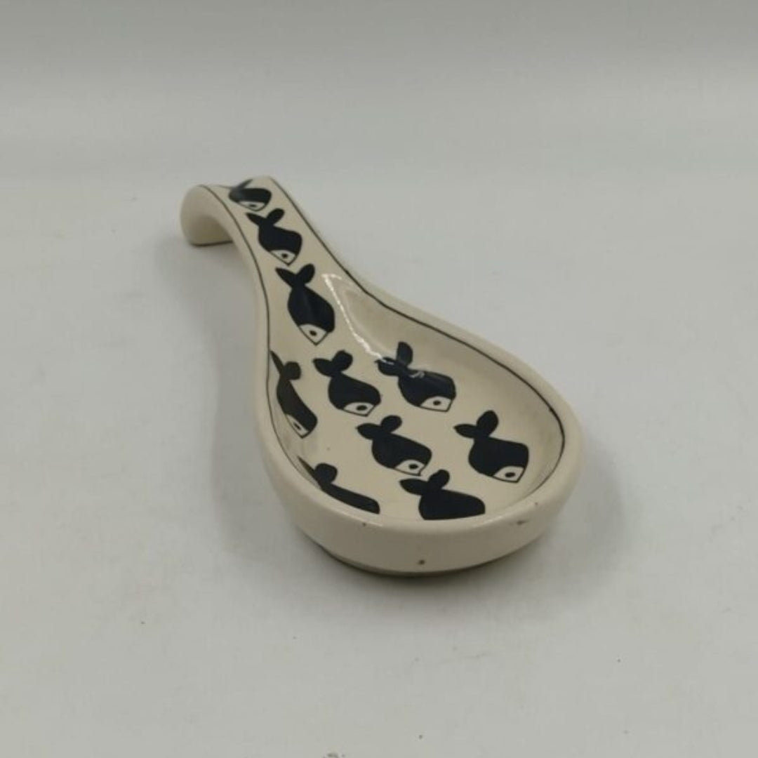 Spoonrest - Black Fish Design