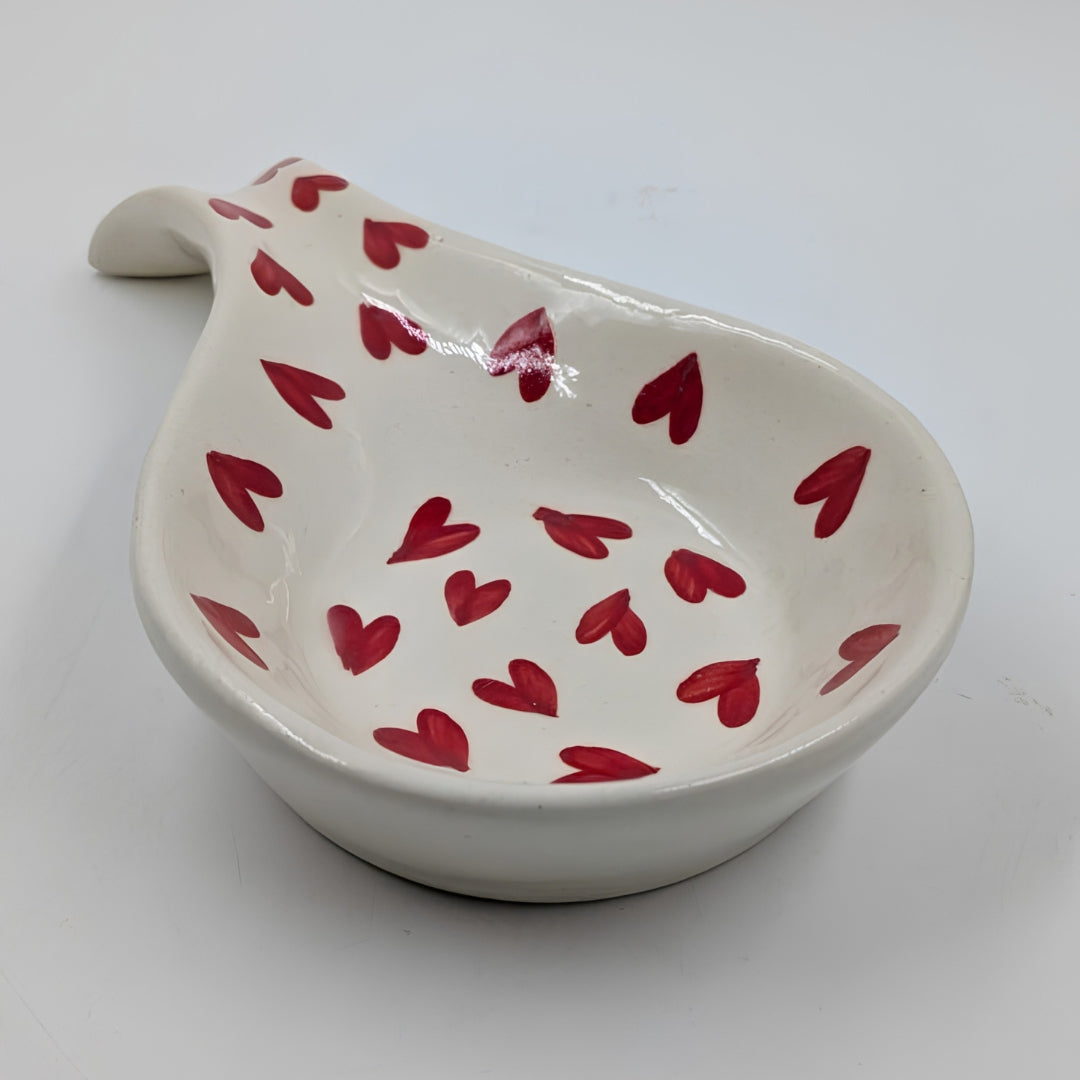 Spoonrest - Red Heart Printed