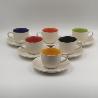 Cup Saucer – Multicolour inside