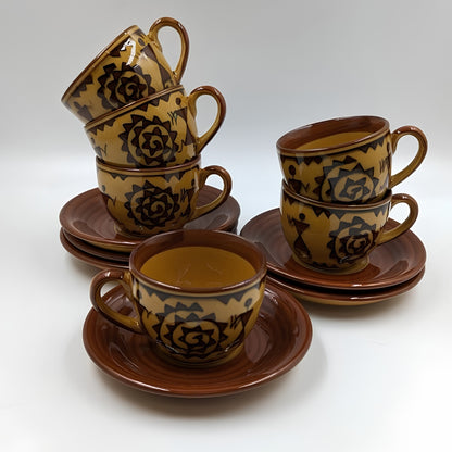 Cup Saucer - Handpainted