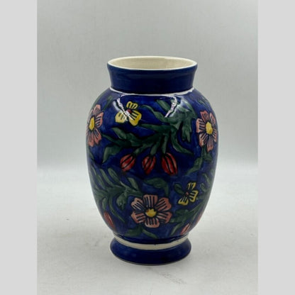 Flower Vase - Royal Blue Floral Vase