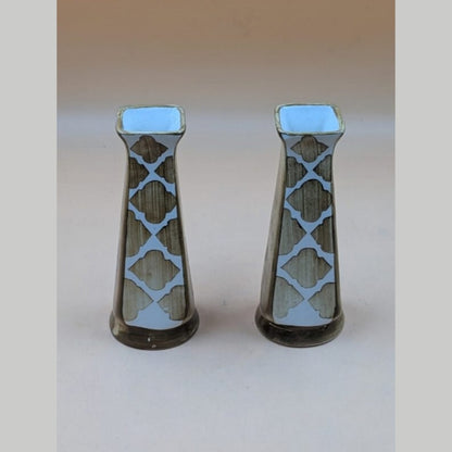 Flower Vase - Set of 2 Earthy Olive Green