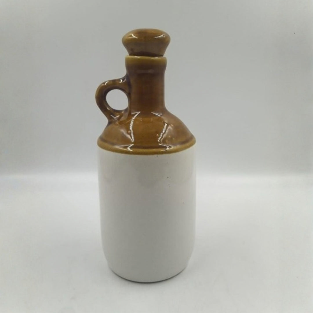 Oil Dispenser - Off-White & Brown Dual Tone