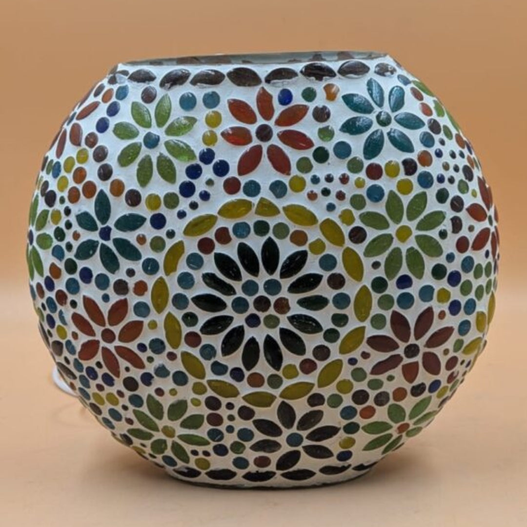 Mosaic Glass Globe Table Lamp