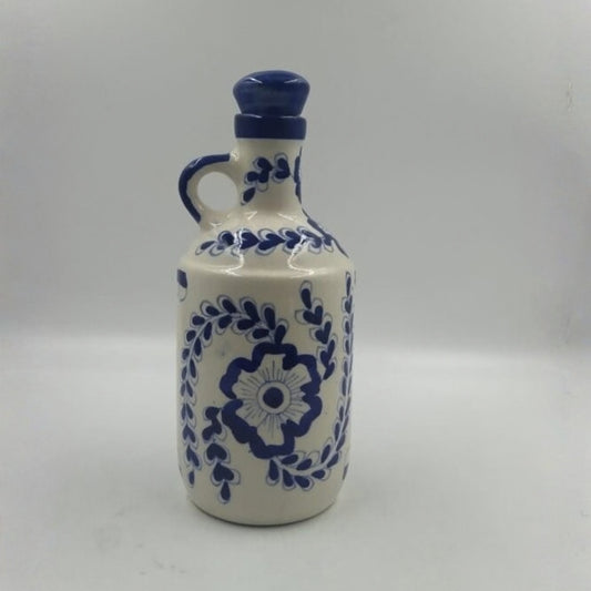 Oil Dispenser - White & Blue Floral Print