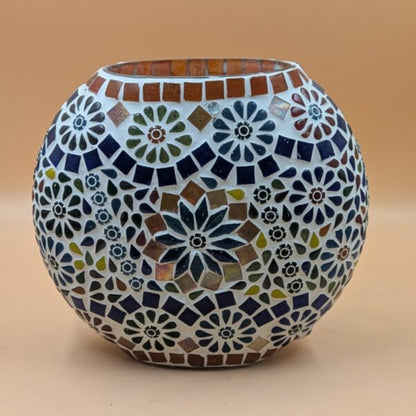 Mosaic Glass Globe Table Lamp