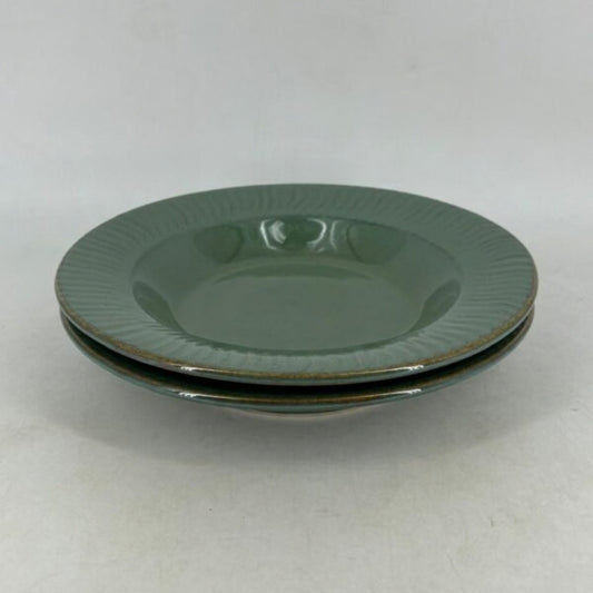 Soup Plates - Olive Green