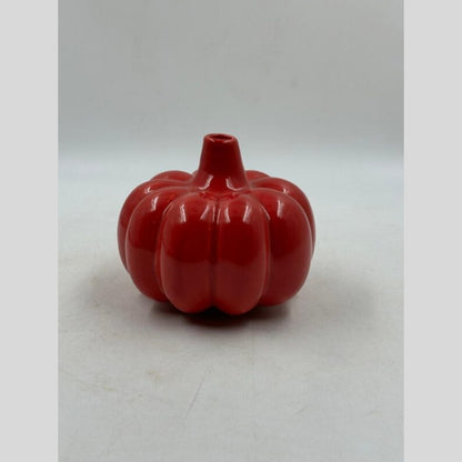 Pumpkin Flower Vase - Glossy Cherry Red
