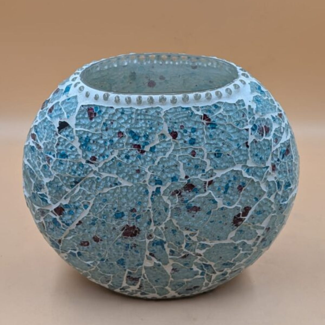 Mosaic Glass Globe Table Lamp