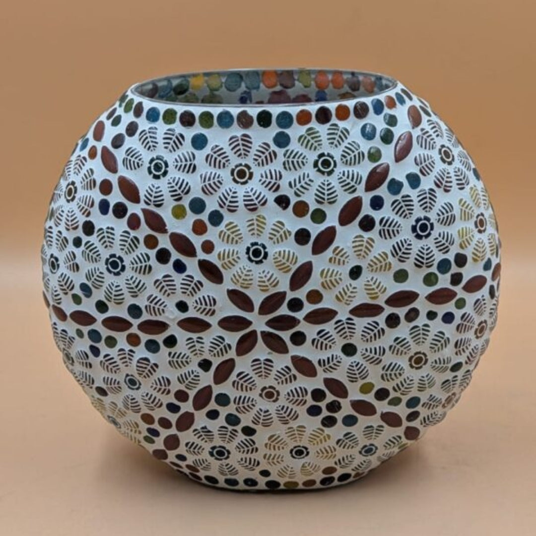 Mosaic Glass Globe Table Lamp