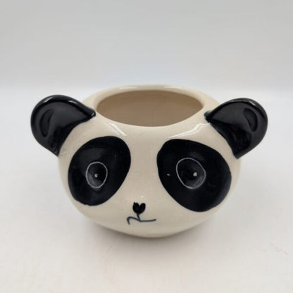 Panda Planter - Cute Animal Shape Desk Pot & Indoor Succulent Planter