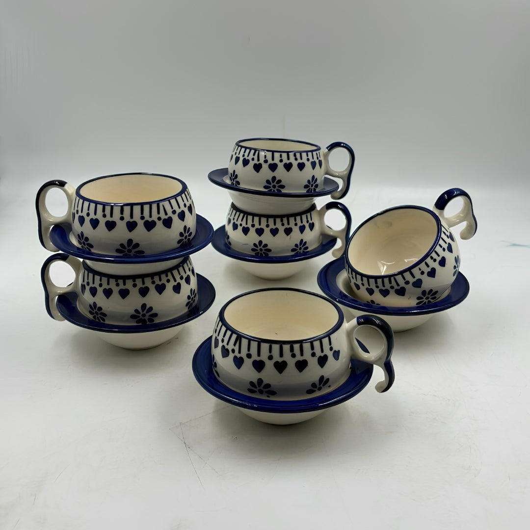 Cup Saucer - Blue